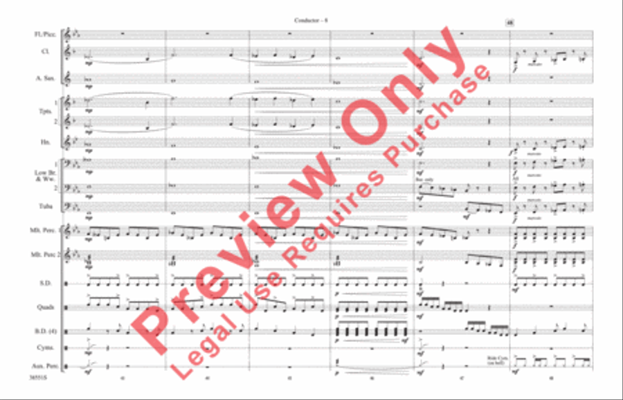 Harry Potter: The Music, Part 2 Marching Band scores gallery preview page 9