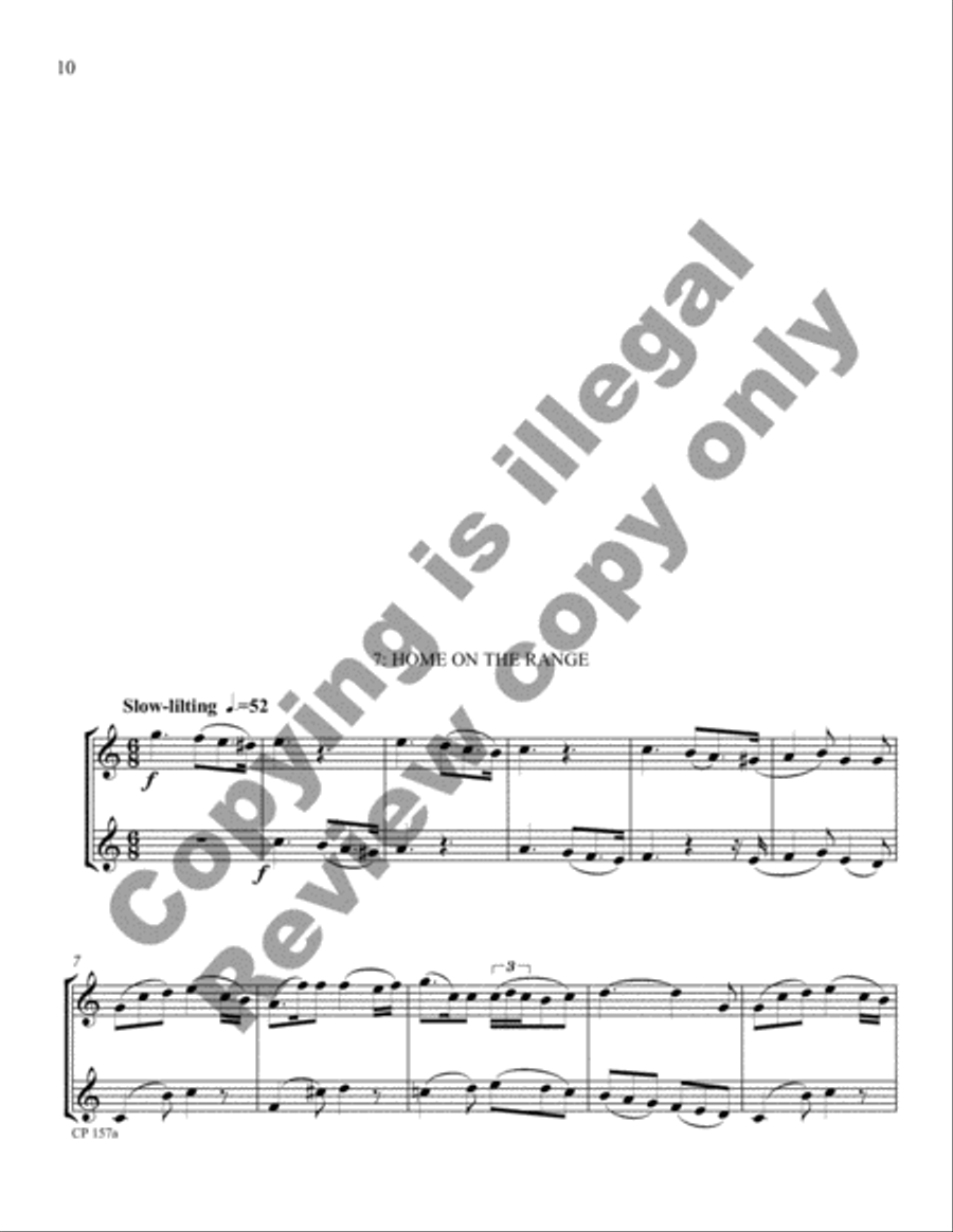 Cowboy Miniatures (Violin Version) Violin scores gallery preview page 27