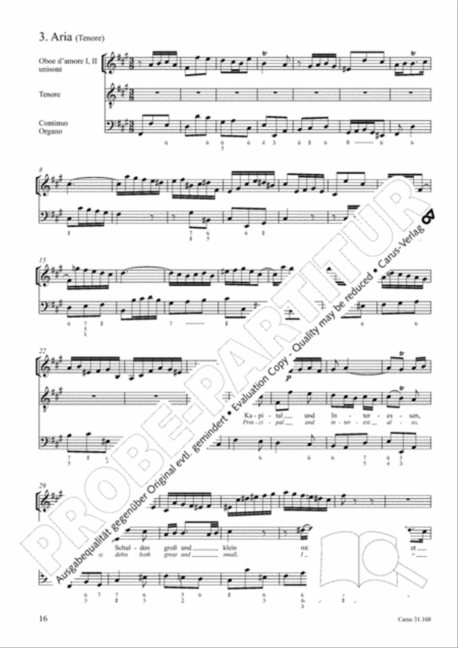 Day of reck'ning! Judgment day (Tue Rechnung! Donnerwort) 4-Part scores gallery preview page 17