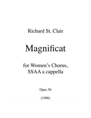MAGNIFICAT for Women's Chorus, SSAA a cappella