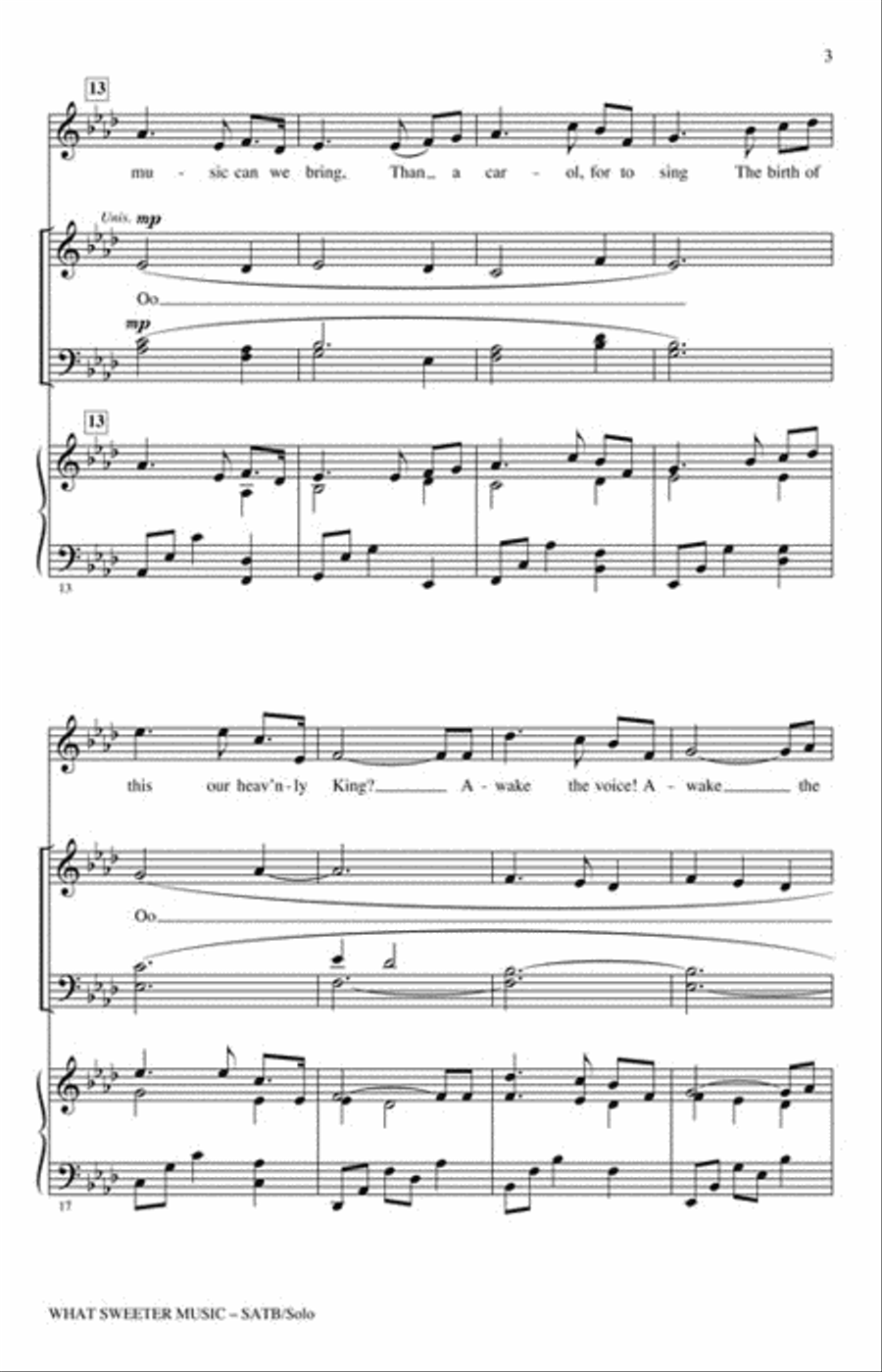 What Sweeter Music 4-Part scores gallery preview page 3