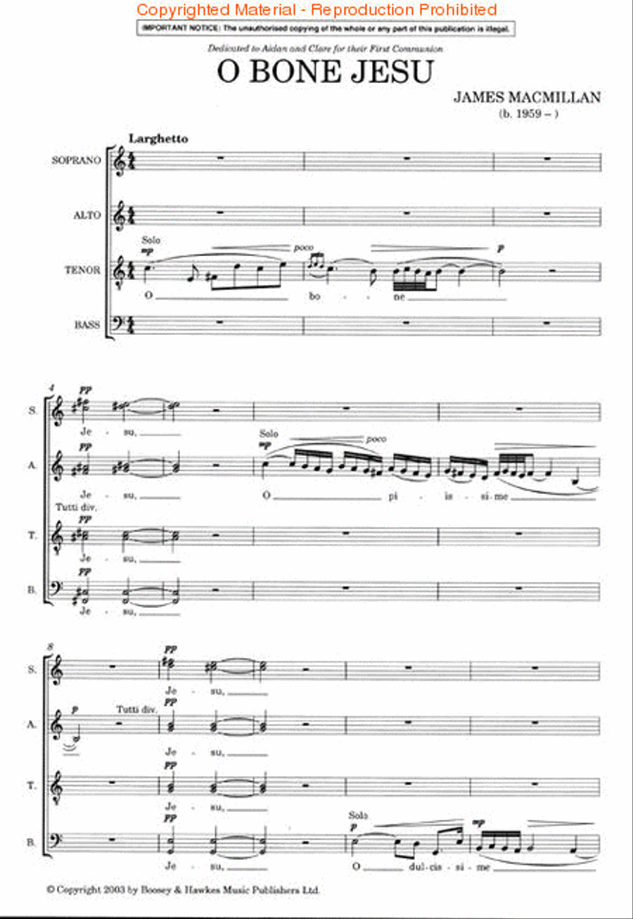 O Bone Jesu Divisi scores gallery preview page 2
