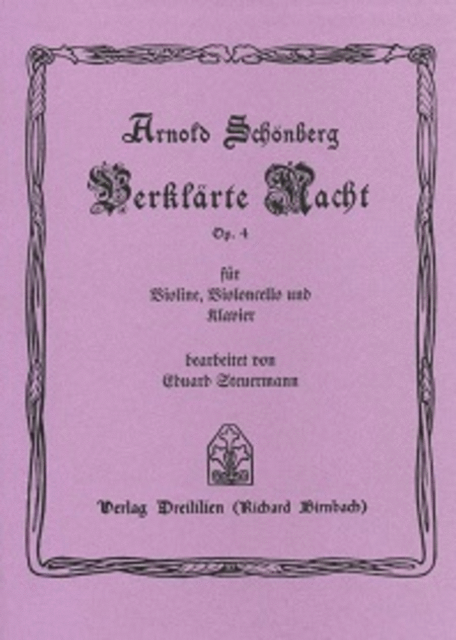 Verklaerte Nacht Op. 4 Piano Trio scores gallery preview page 1