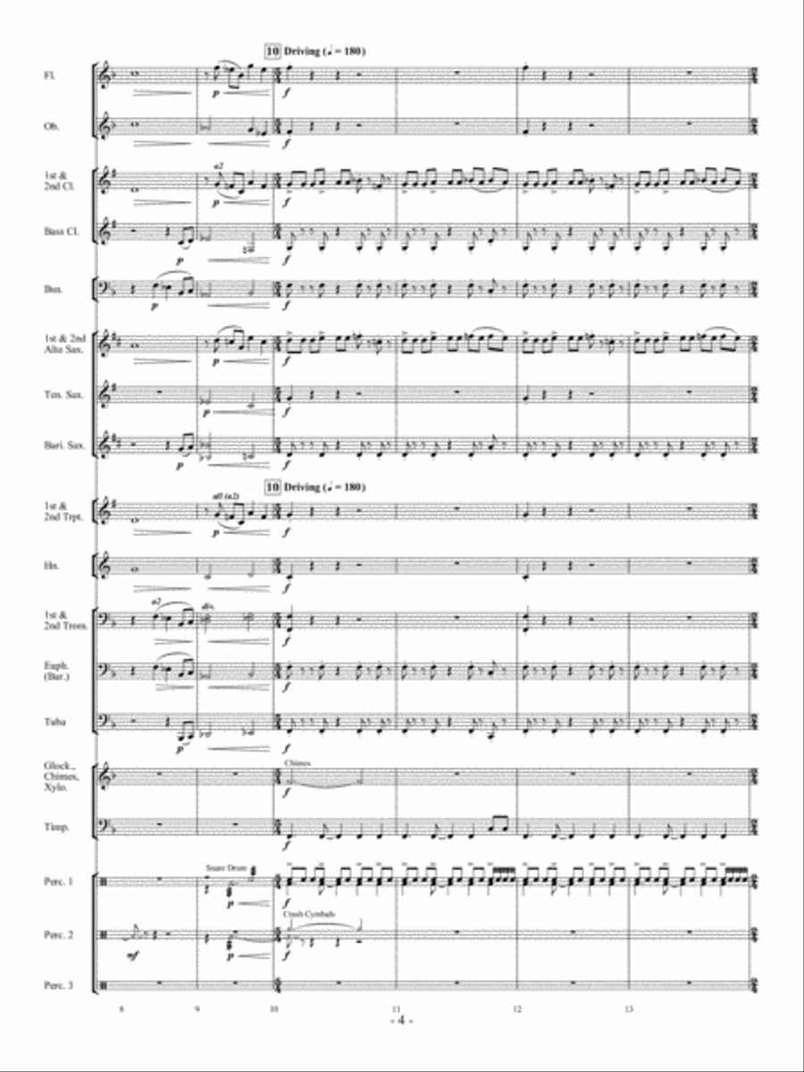 Zoom! Zoom! Concert Band scores gallery preview page 3
