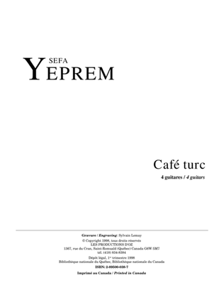 Book cover for Café turc