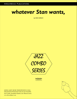 Book cover for whatever Stan wants...