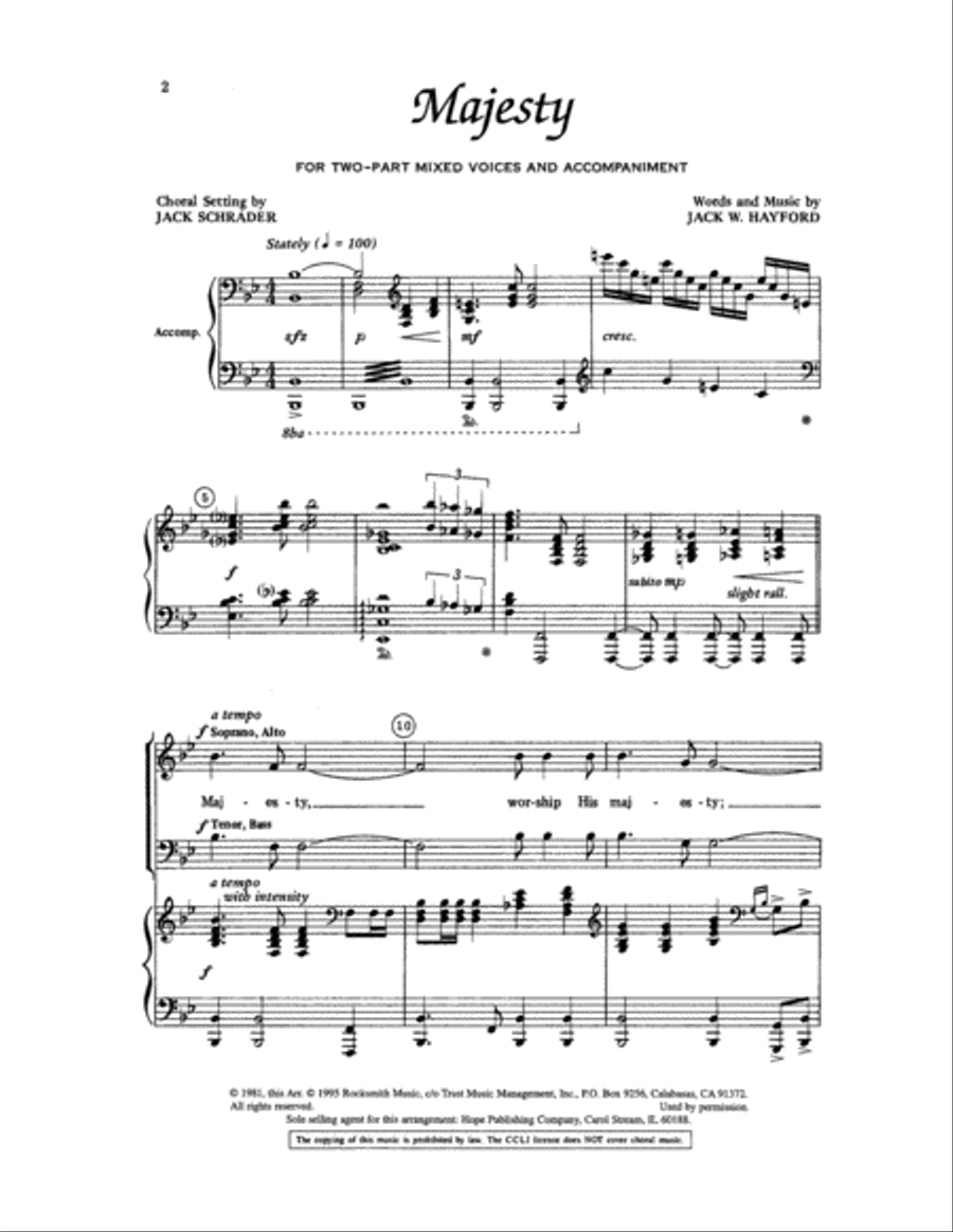 Majesty Choir scores gallery preview page 2