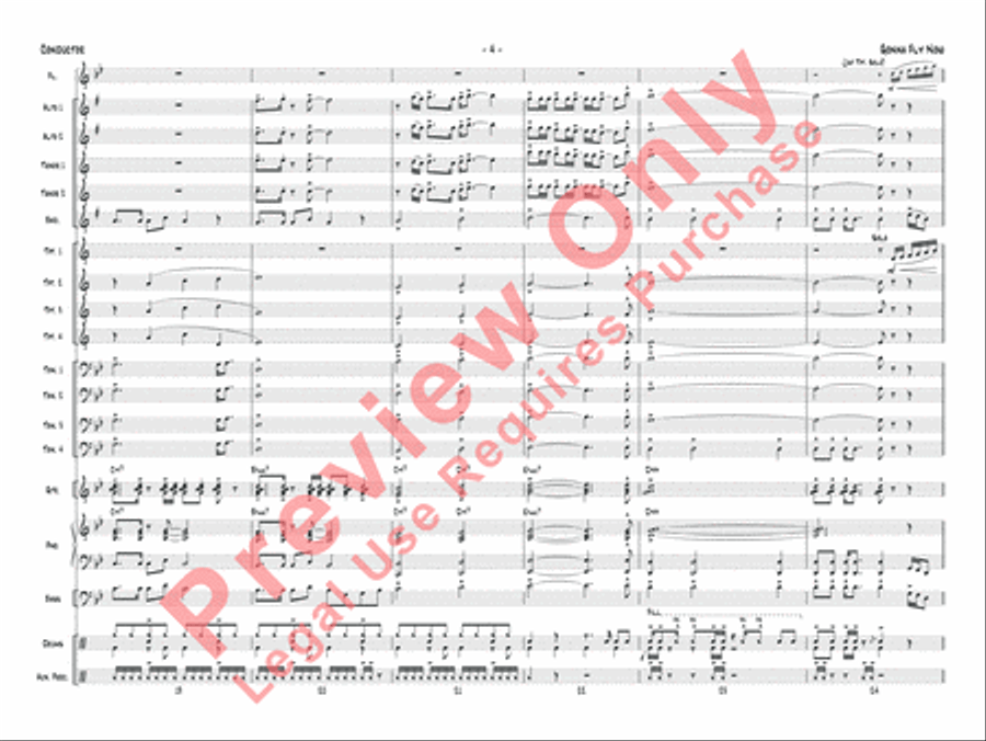 Gonna Fly Now Gonna Fly Now Jazz Ensemble scores gallery preview page 7