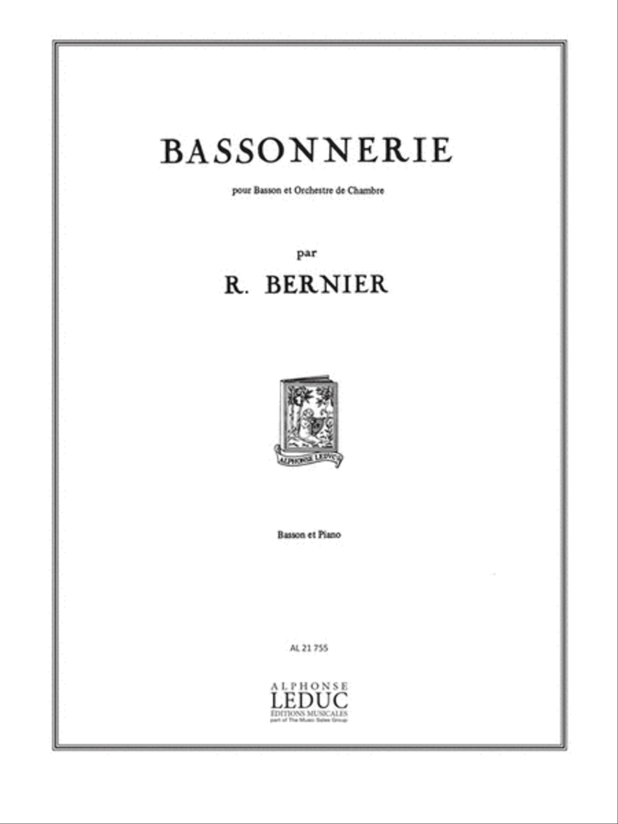 Bassonnerie (bassoon & Piano) Bassoon Solo scores gallery preview page 1
