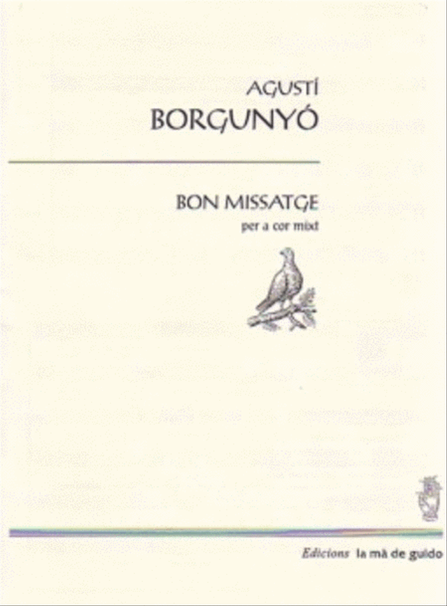 Bon missatge Bon missatge Mixed Choir scores gallery preview page 1