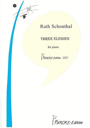 Book cover for Three elegies