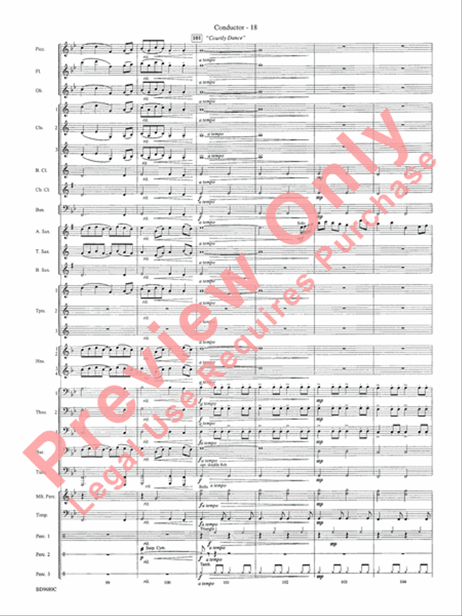 Ireland: Of Legend and Lore Concert Band scores gallery preview page 23