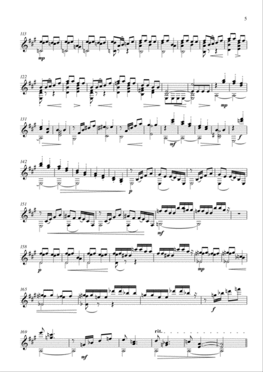 Sonata nº 2 Sonata nº 2 Classical Guitar scores gallery preview page 5