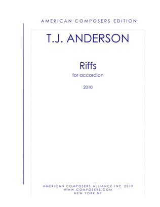 [Anderson] Riffs