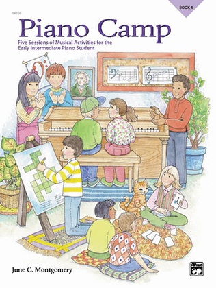 Book cover for Piano Camp, Book 4