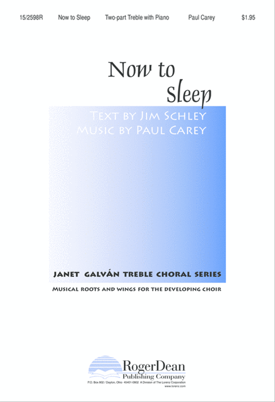 Now to Sleep 2-Part scores gallery preview page 1