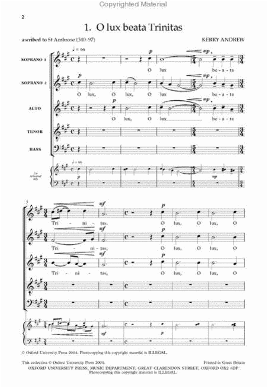 Cantica Nova 4-Part scores gallery preview page 2
