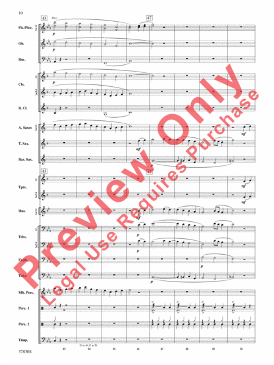 Yuletide Tapestry Concert Band scores gallery preview page 11