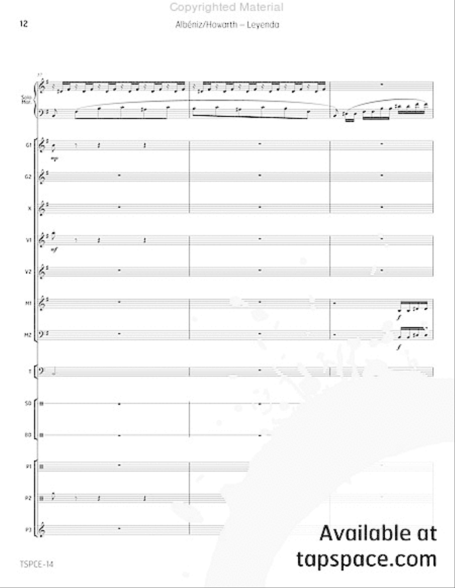Leyenda Percussion Ensemble scores gallery preview page 15