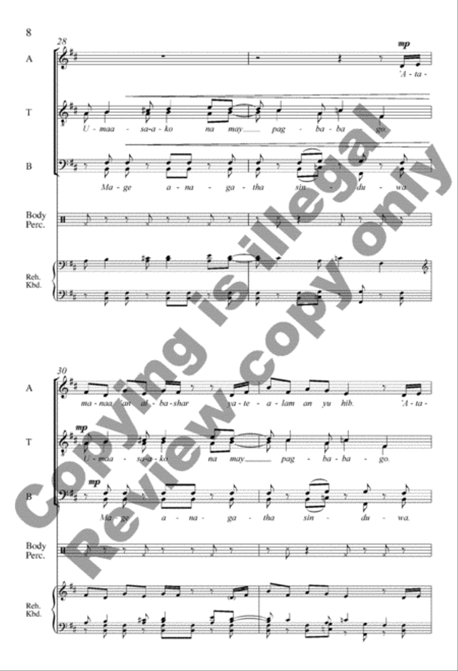 America Will Be! Divisi scores gallery preview page 8
