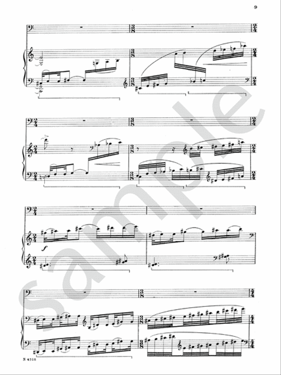 Four Psalms Baritone Voice scores gallery preview page 12