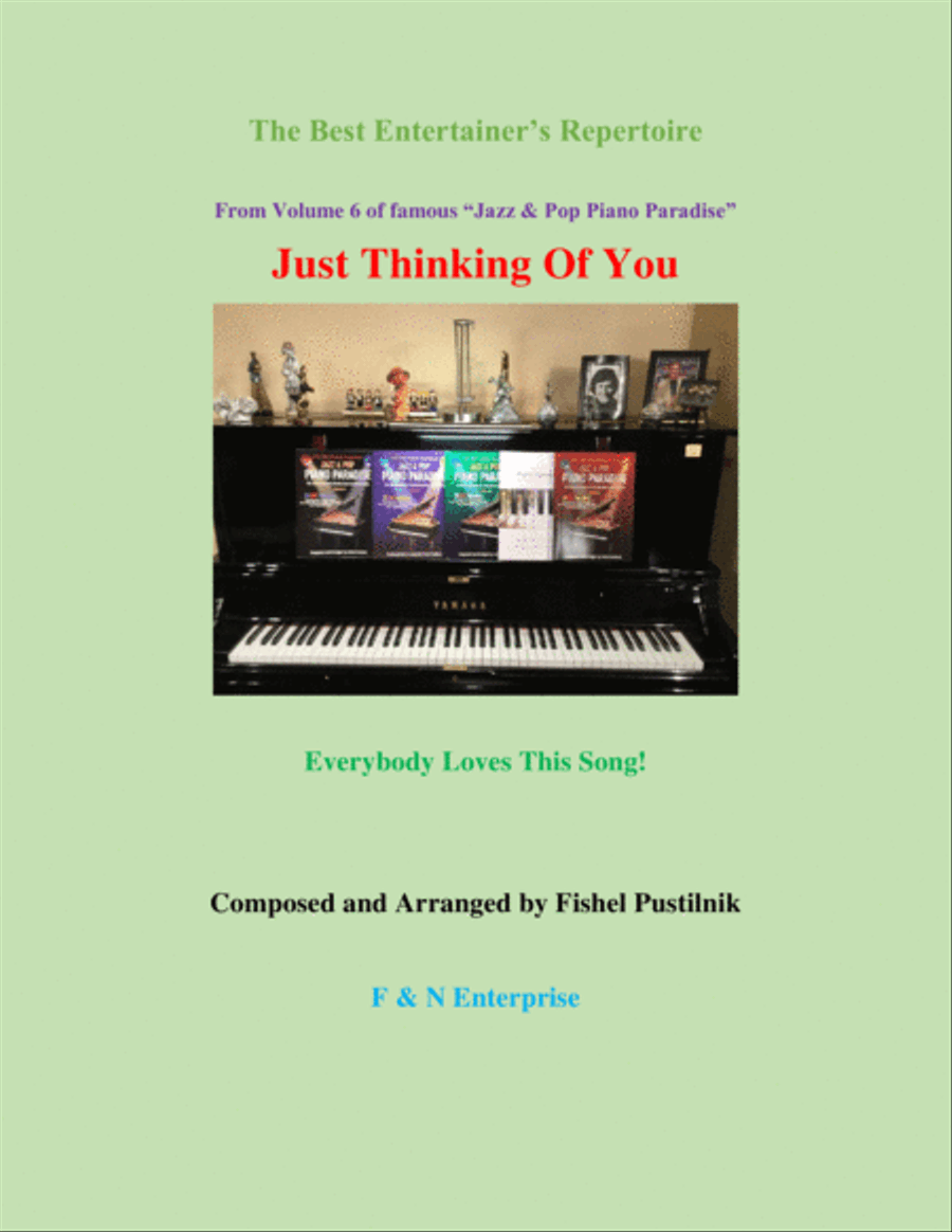 Just Thinking Of You Piano Solo scores gallery preview page 1