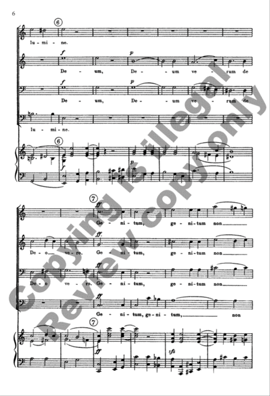 Mass in A-Flat: Credo TTBB scores gallery preview page 7