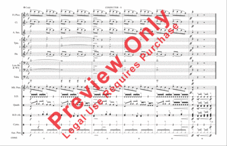 Dark Horse Marching Band scores gallery preview page 9