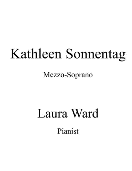 Classical Contest Solos - Mezzo-Soprano image number null