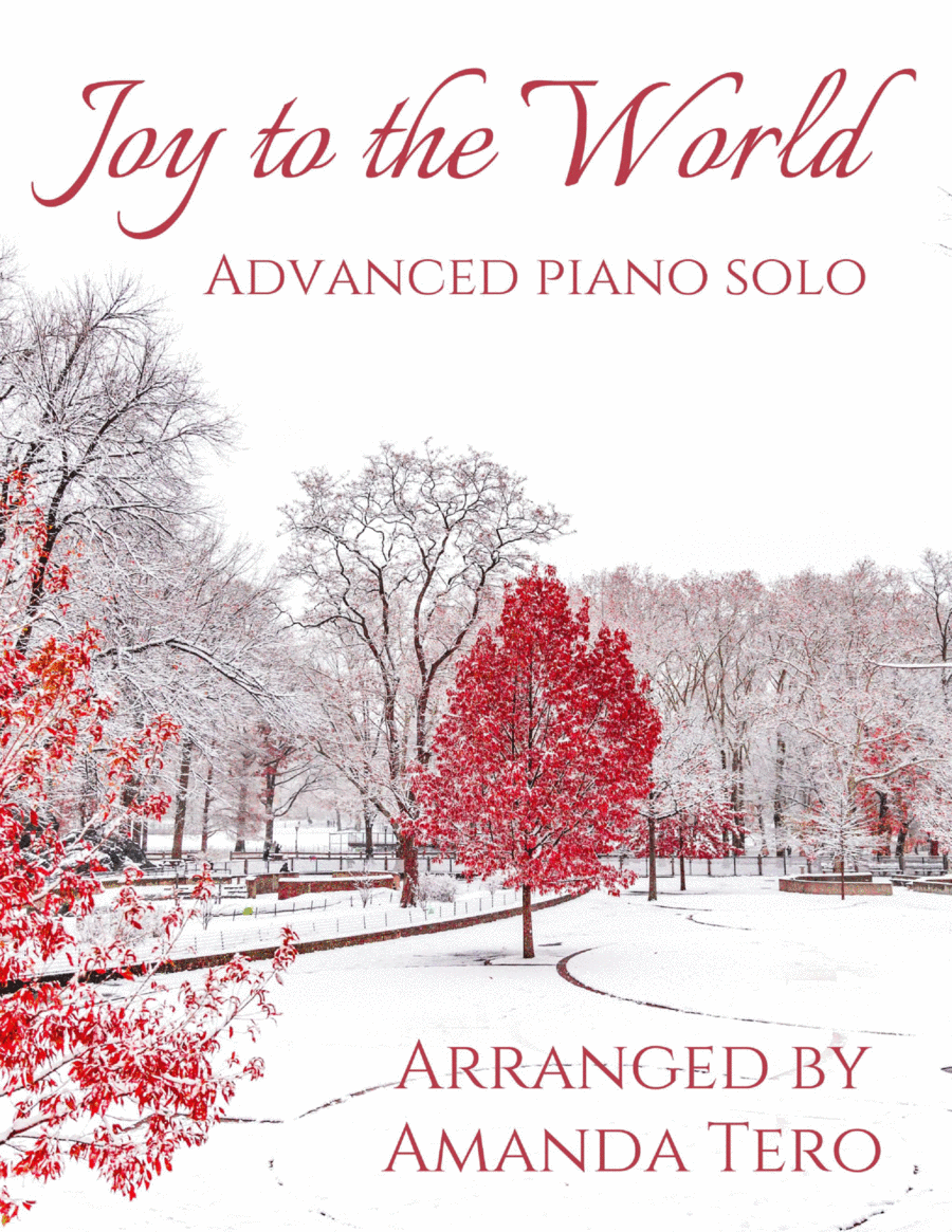 Joy To The World – Advanced Piano Christmas Solo Sheet Music Piano Solo scores gallery preview page 1
