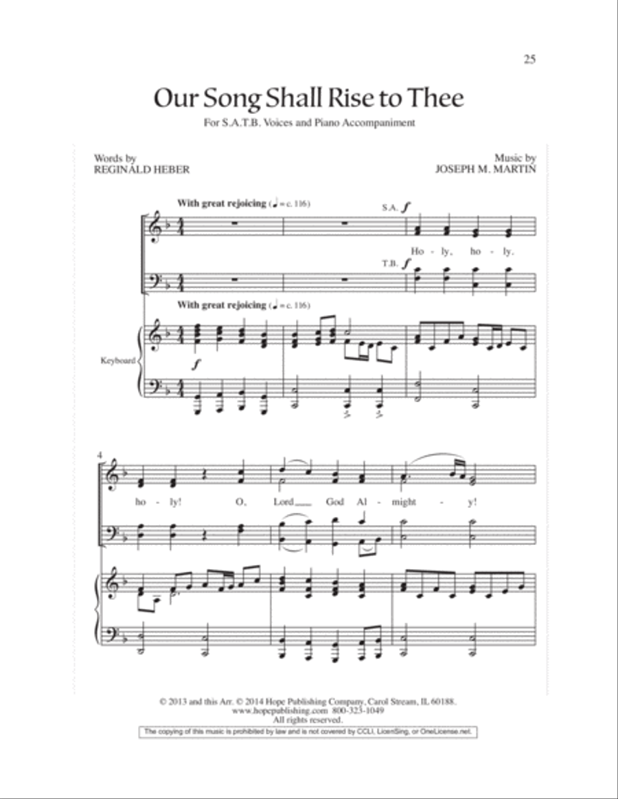 Worship Openers: Introits that Work!, Vol. 2 4-Part scores gallery preview page 27