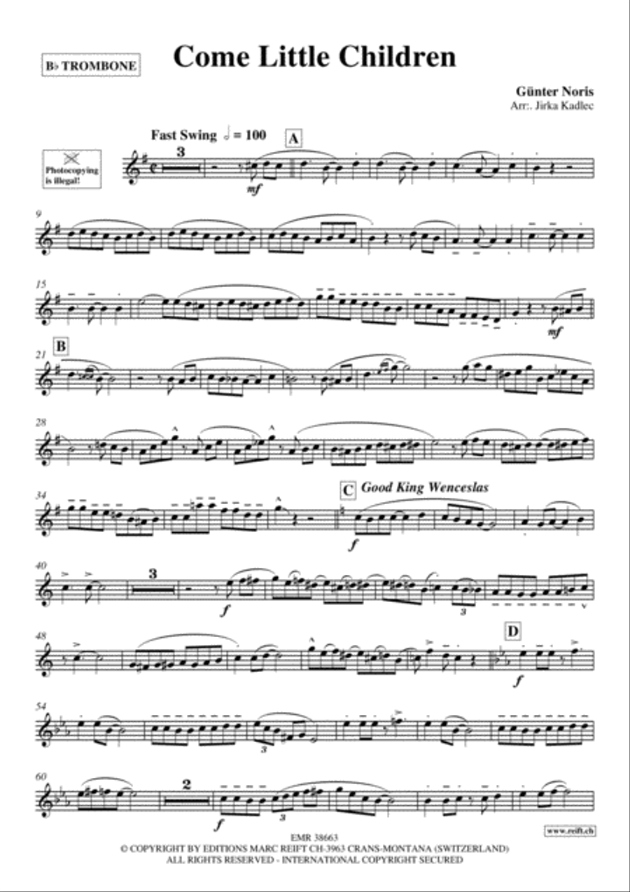 Come Little Children Piano Accompaniment scores gallery preview page 4