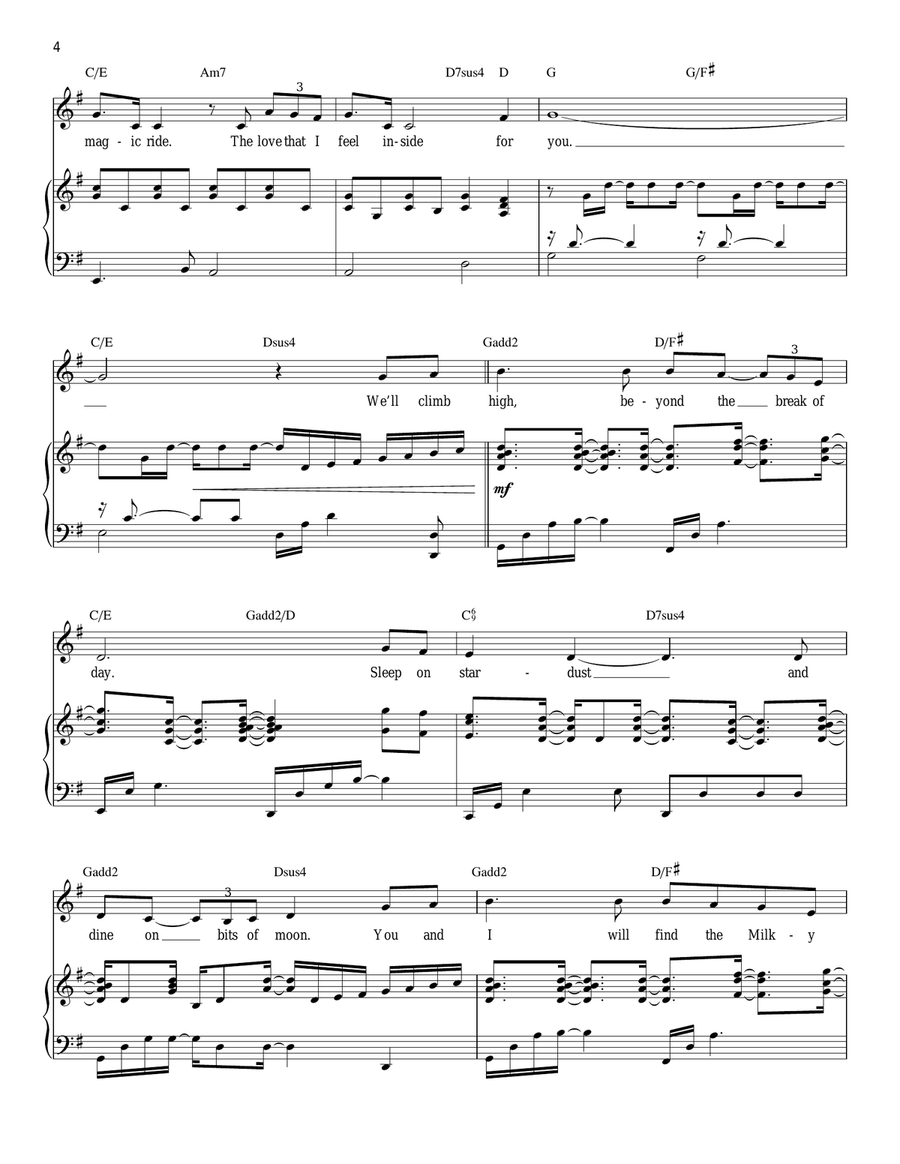 Some Things Are Meant To Be Piano, Vocal scores gallery preview page 4
