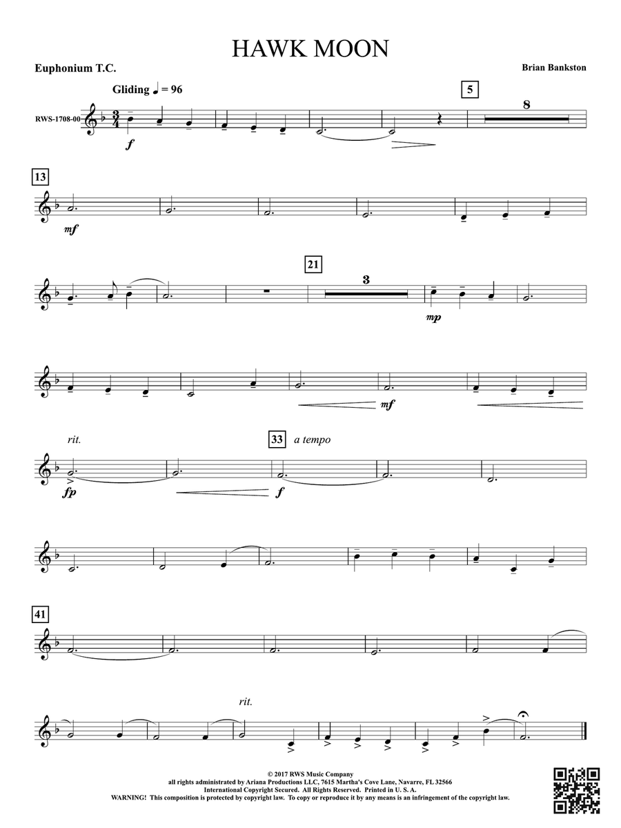 Hawk Moon: Baritone T.C.