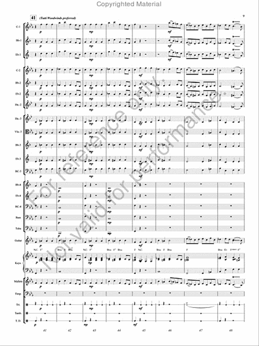 Rondeau Rondeau Concert Band scores gallery preview page 10