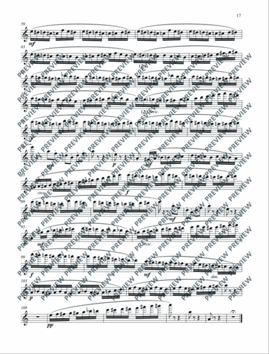 Classical Highlights for Flute Flute Solo scores gallery preview page 18