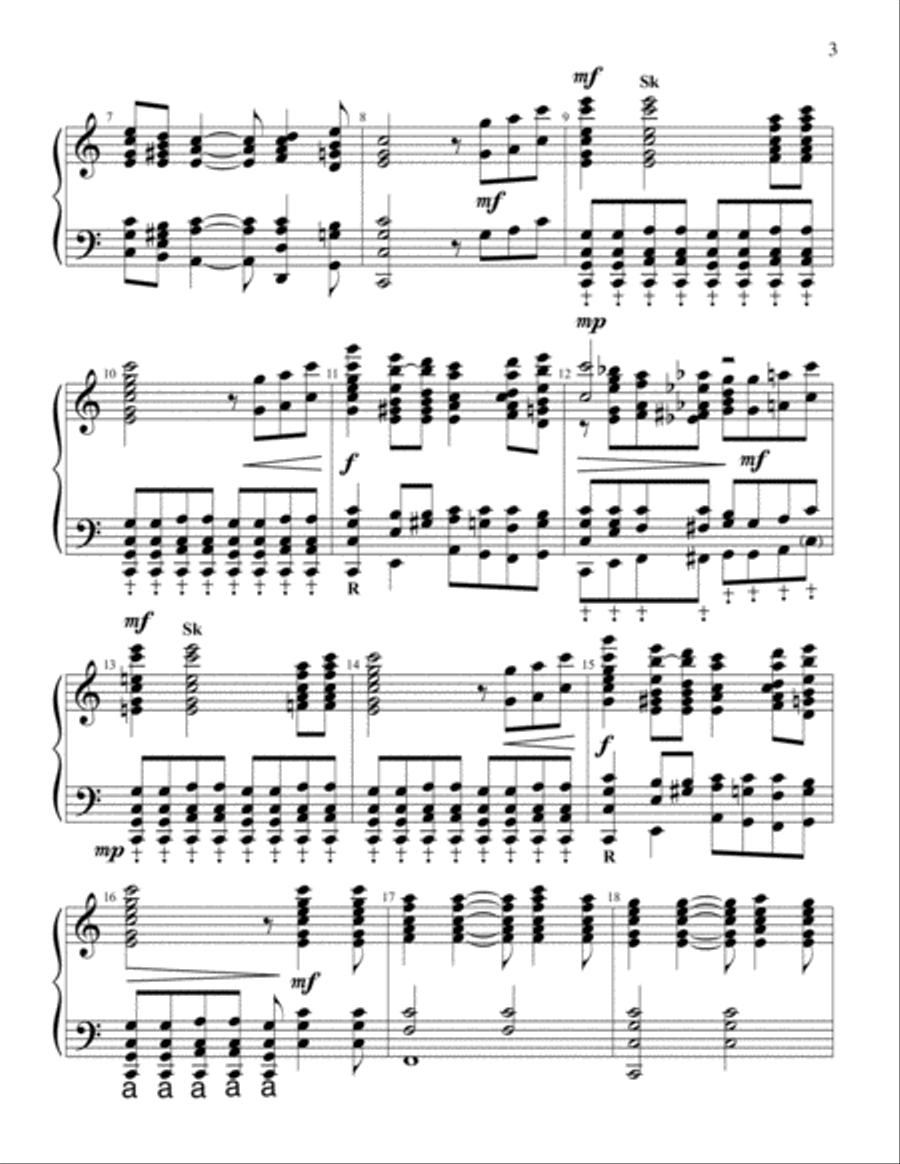 Bells & Chimes for Special Times Handbell Choir scores gallery preview page 36