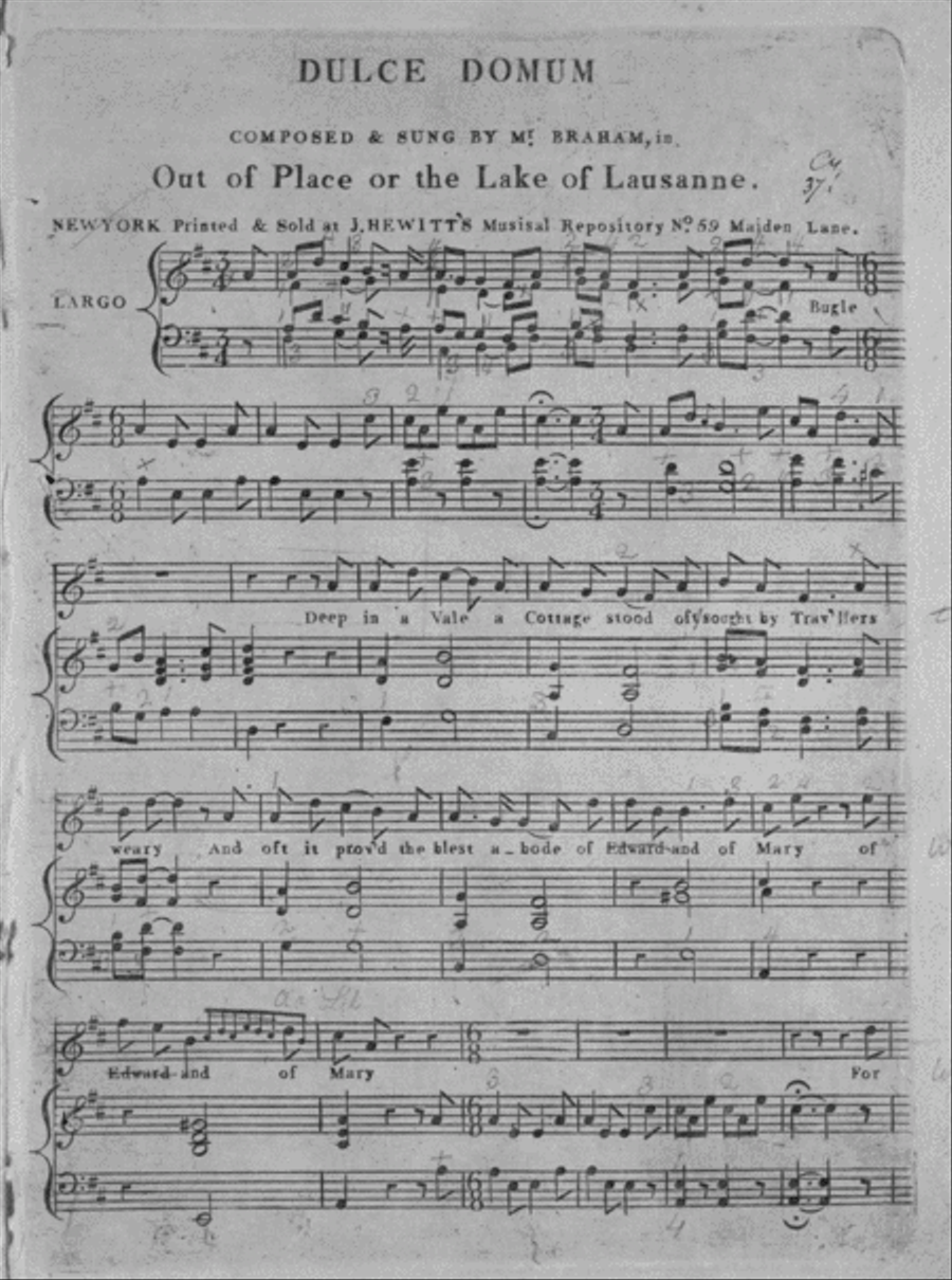 Dulce Domum Voice scores gallery preview page 1