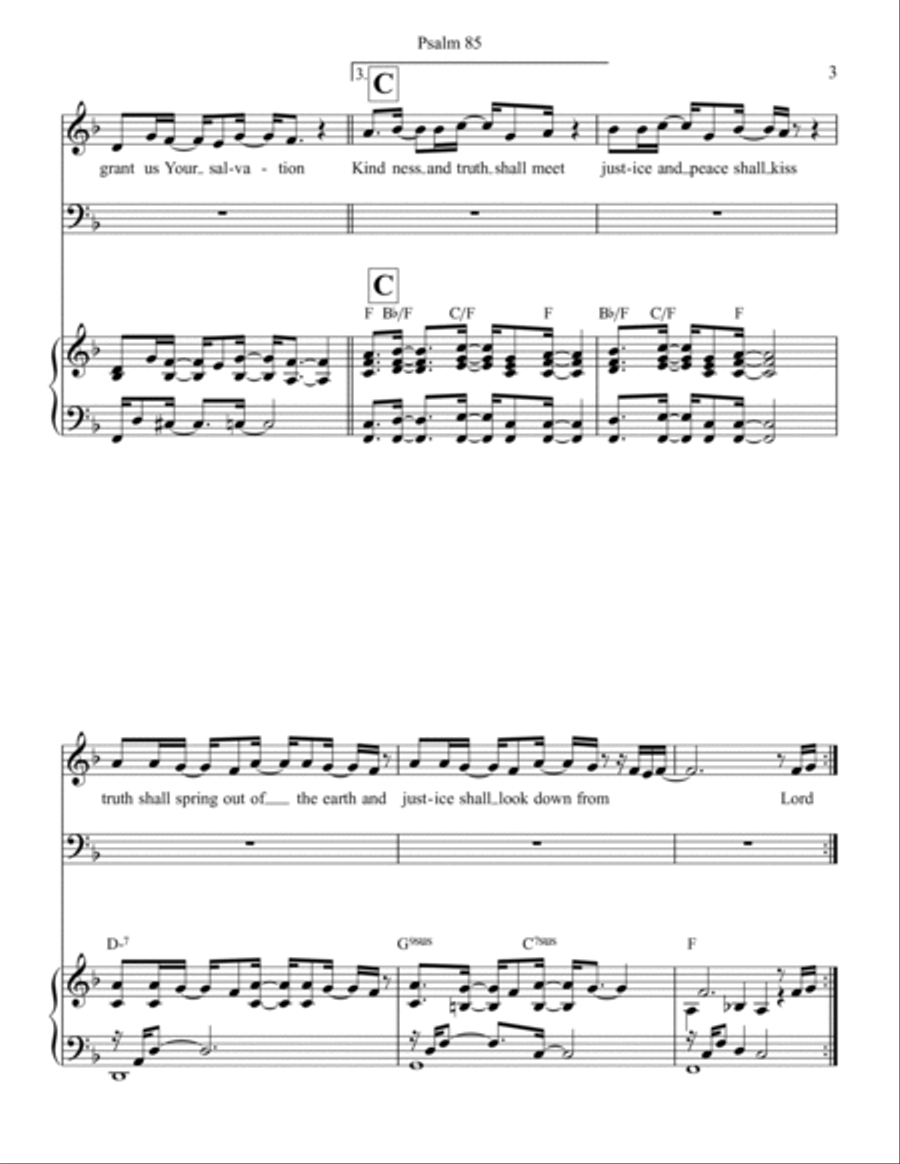 Psalm 85 Lord Let Us See Your Kindness Voice scores gallery preview page 3