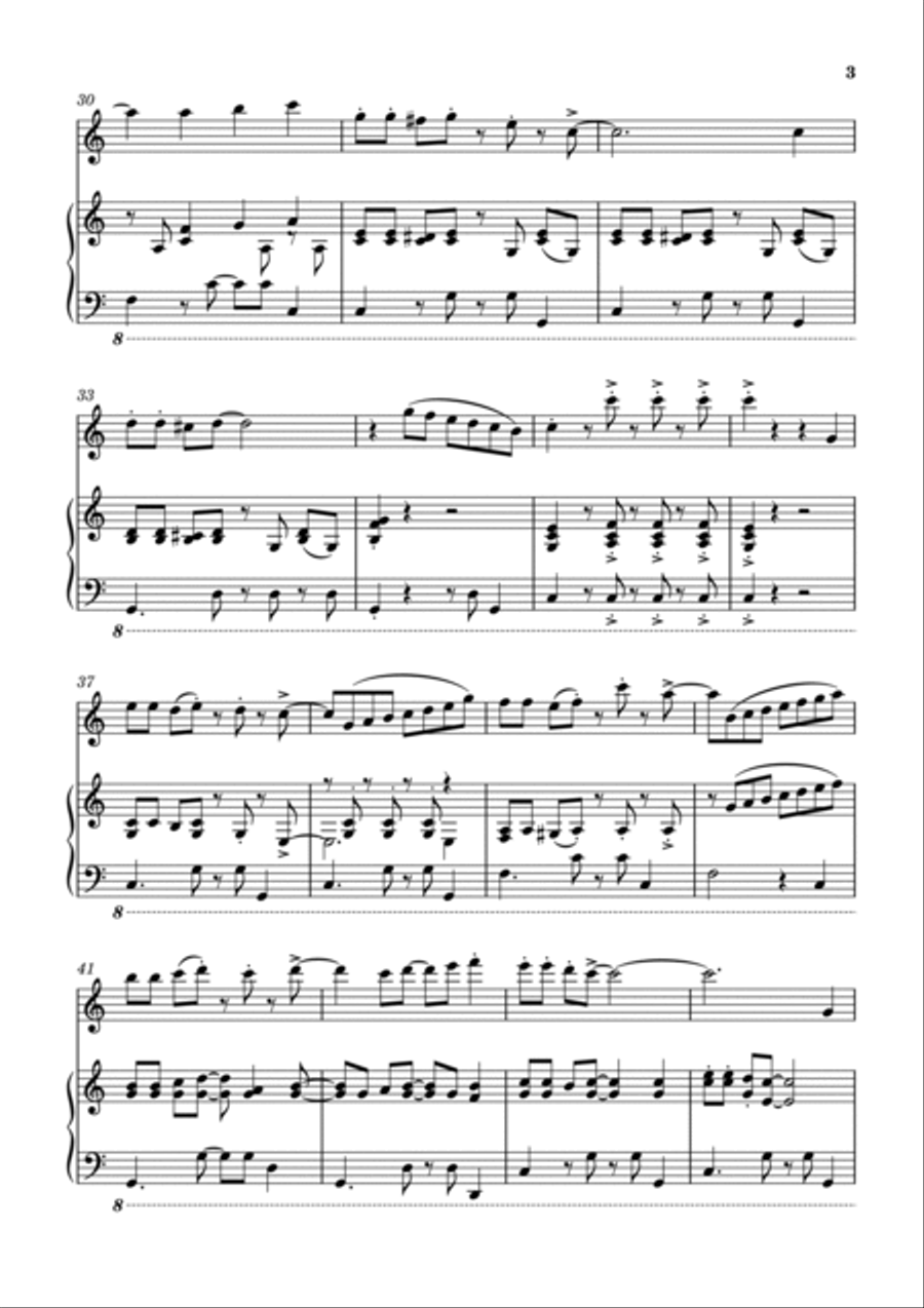 Cool, Cool Calypso Flute Solo scores gallery preview page 3