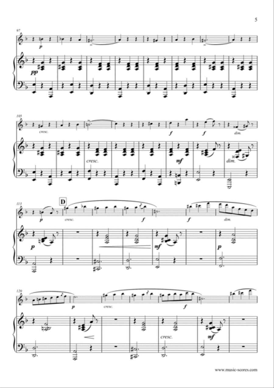 Godard - Valse - No.3 from Op. 116 Suite de 3 Morceaux - Flute Flute Solo scores gallery preview page 5