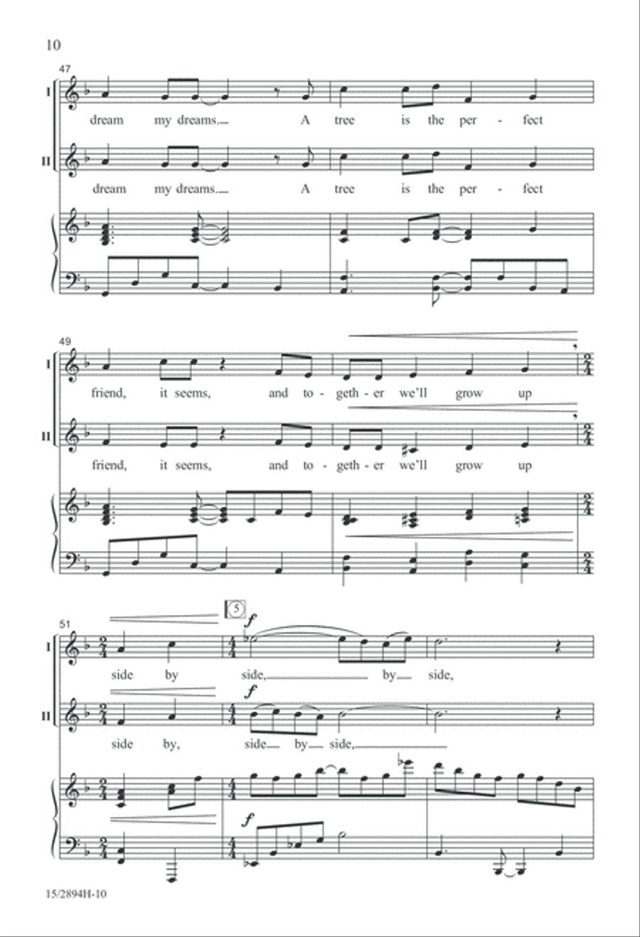 My Maple Tree and Me 2-Part scores gallery preview page 11