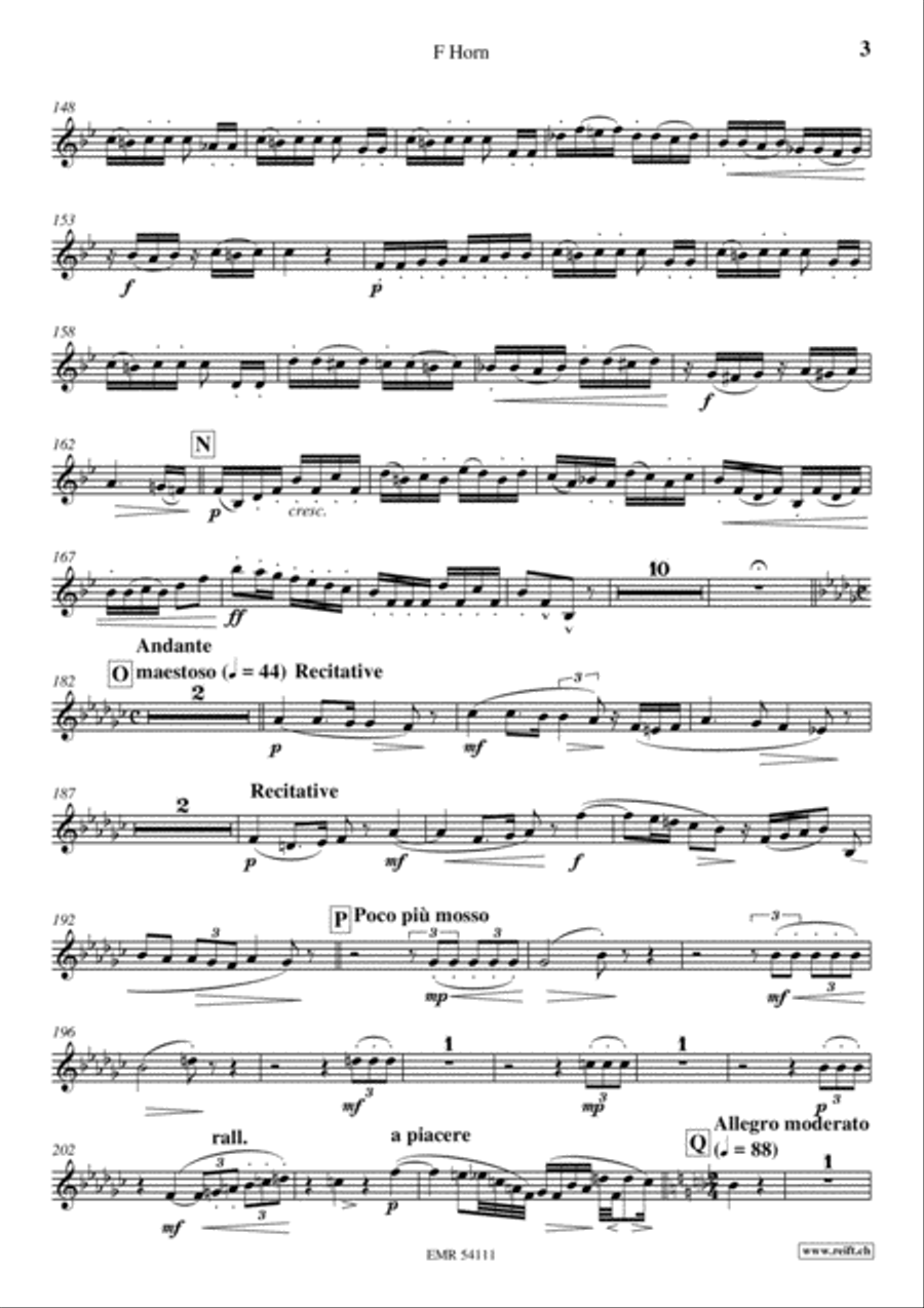 Prelude, Theme and Variations Horn scores gallery preview page 4