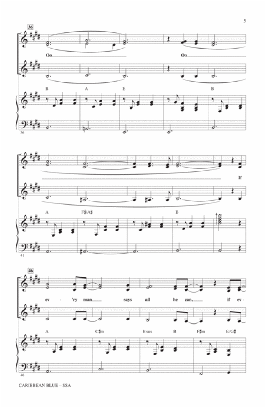 Caribbean Blue Caribbean Blue SSA scores gallery preview page 4
