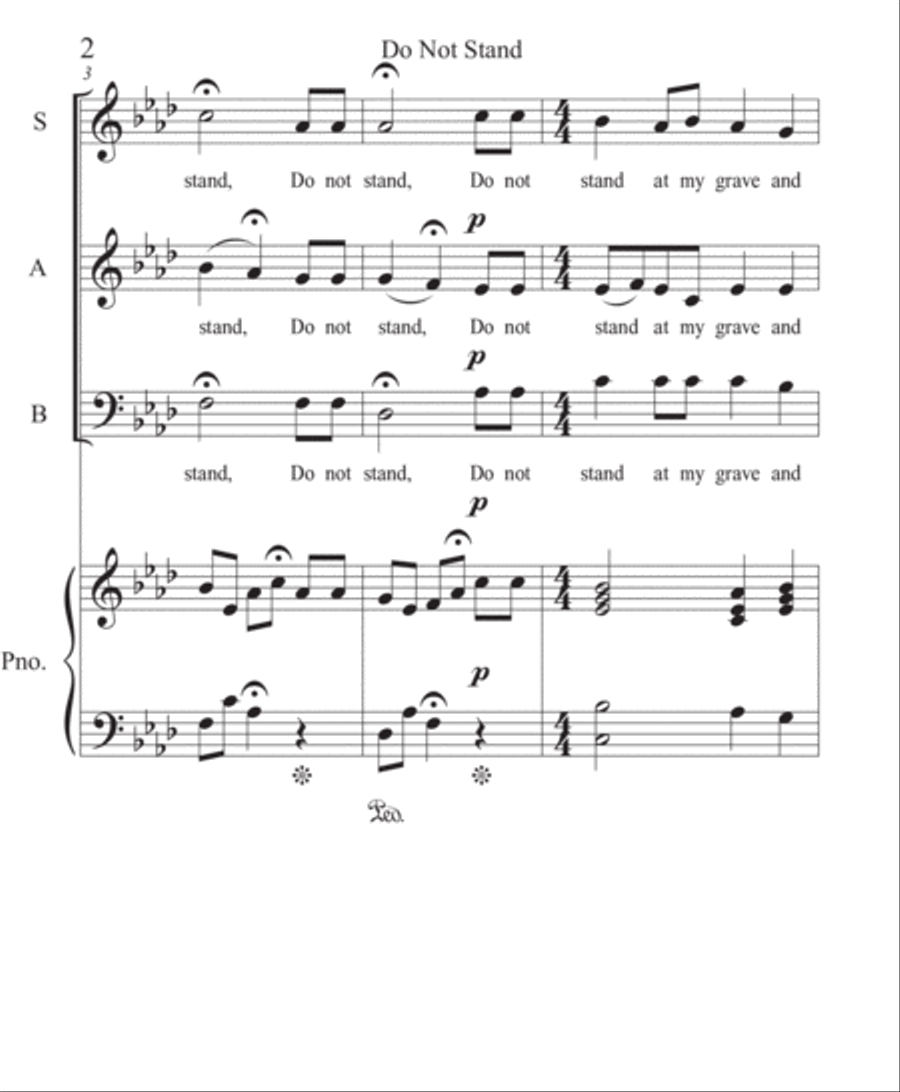 Do Not Stand Do Not Stand 3-Part scores gallery preview page 2