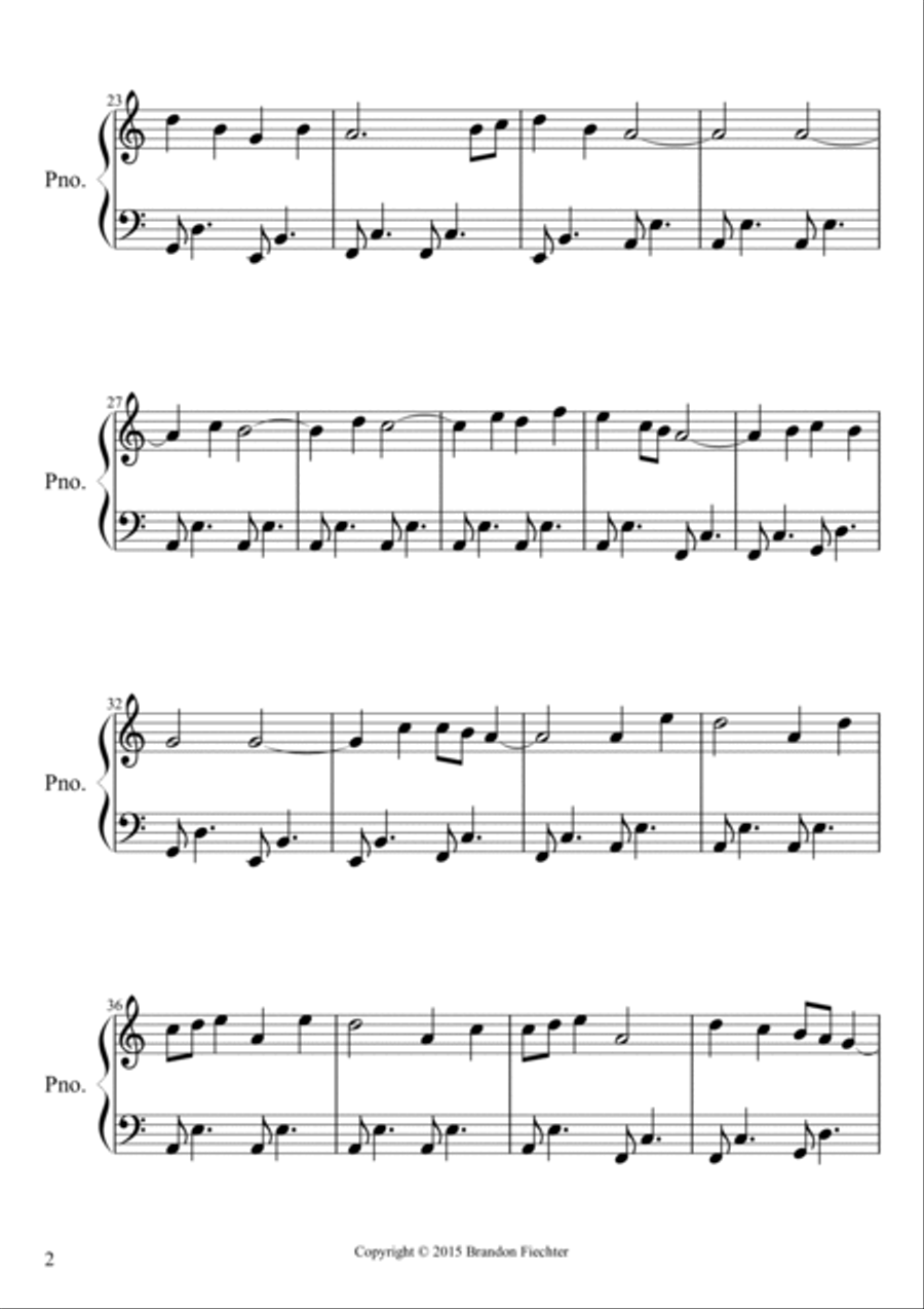 Fairy Realm Piano Solo scores gallery preview page 2