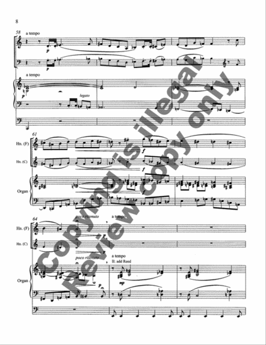 The Salutation of Gabriel Horn scores gallery preview page 6