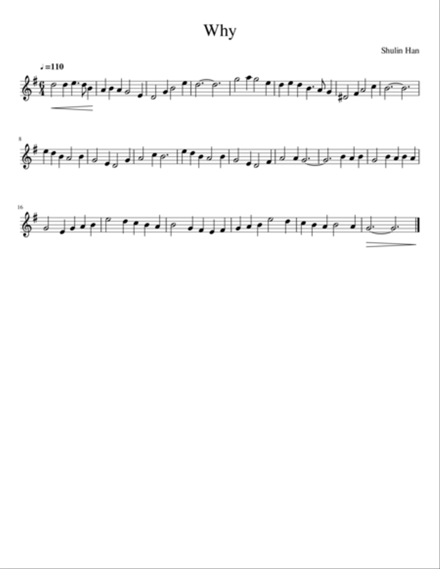Why Why Woodwind Quartet scores gallery preview page 1