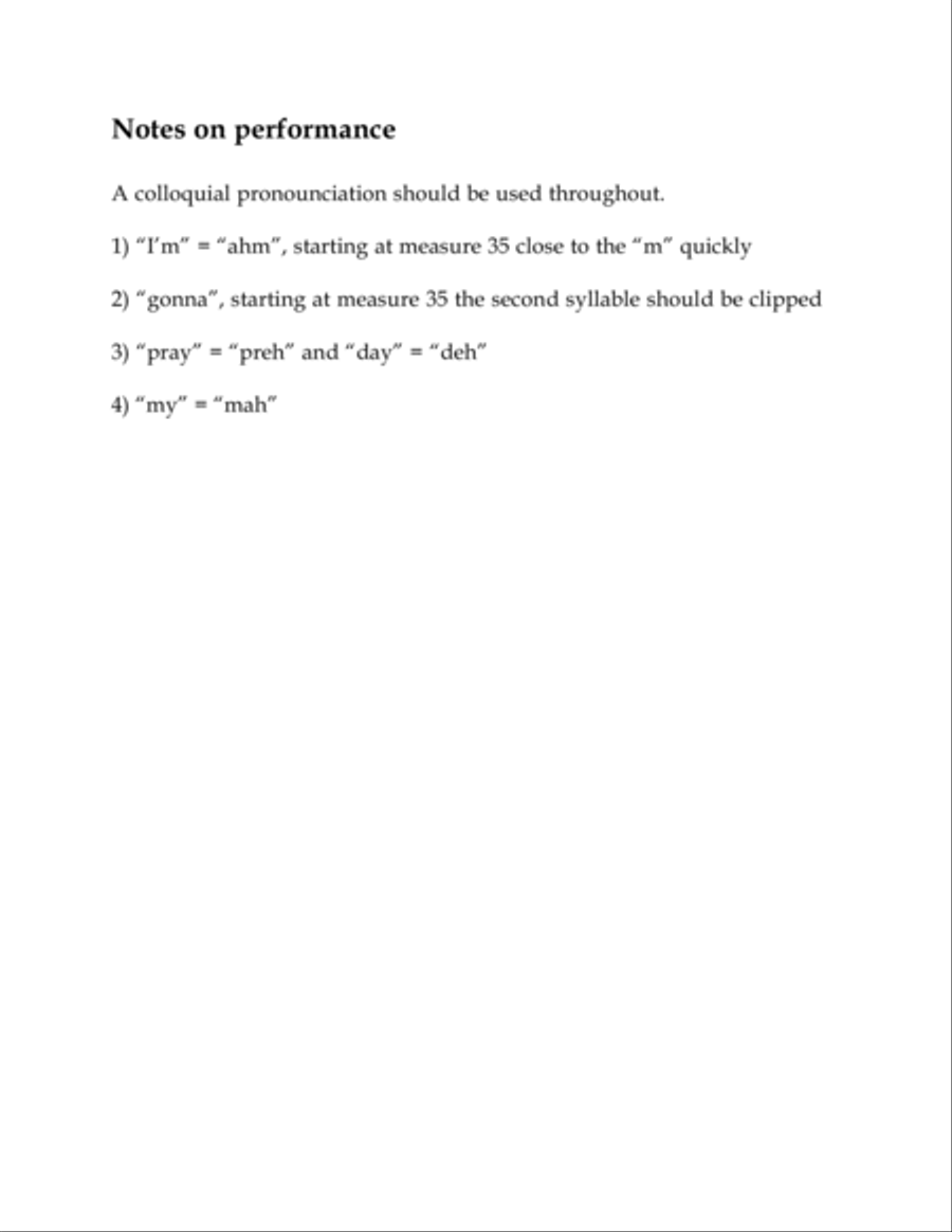 Pray With My Feet 4-Part scores gallery preview page 2