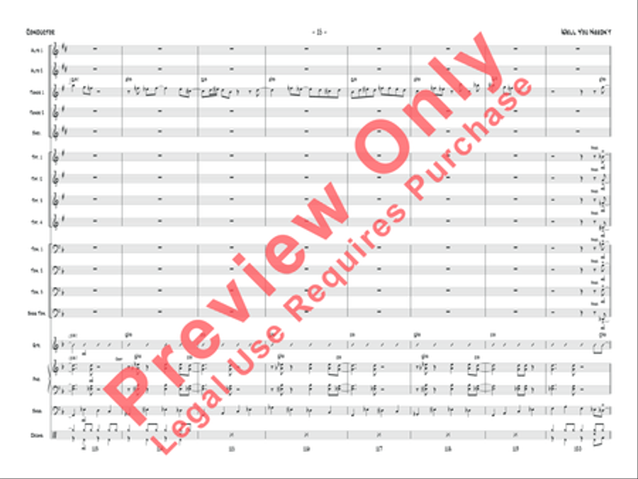 Well You Needn't Jazz Ensemble scores gallery preview page 16